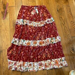 Farm Rio XL NWT maxi skirt